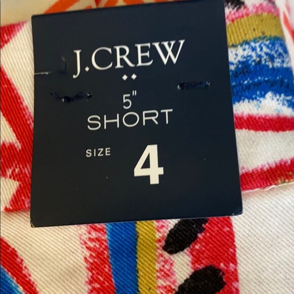 J Crew printed chino leaf shorts - Picture 4 of 6